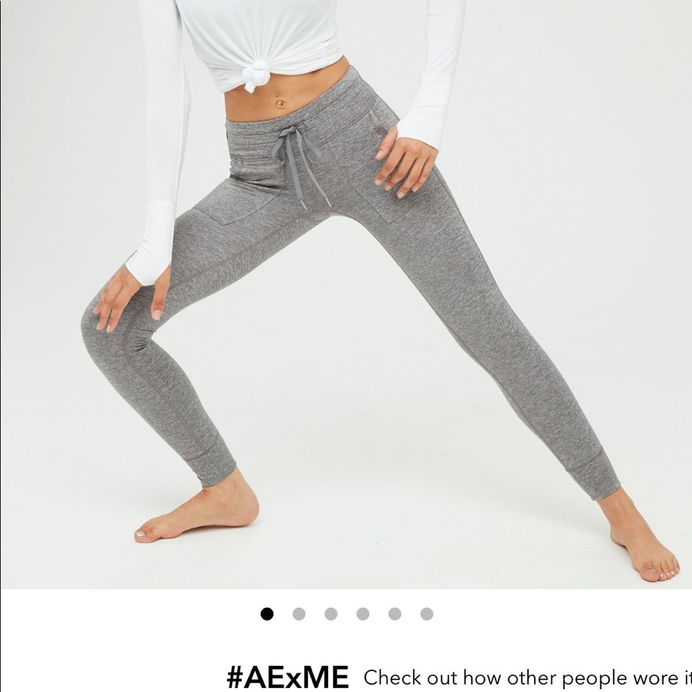 Aerie Chill, Play, Move gray joggers